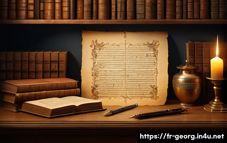 조지아의 독특한 언어학적 특징 - A detailed artistic illustration of the Georgian alphabet displayed on an elegant parchment backgrou...